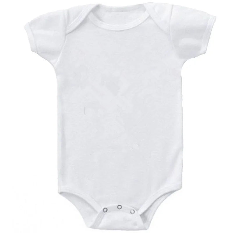 Custom Made YOUR TEXT HERE Baby Romper Newborn Baby Boy Girl 100% Cotton Short Sleeve Infant Baby Clothes