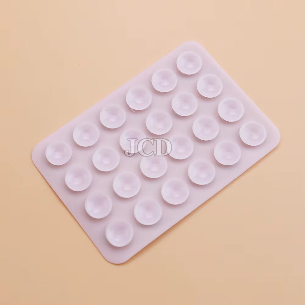 Silicone Suction Pad Back Sticker Suction Cup Phone Holder Silicone Cup Mat Smartphone Wall Stand Fixed for Glass Ceramic Tiles