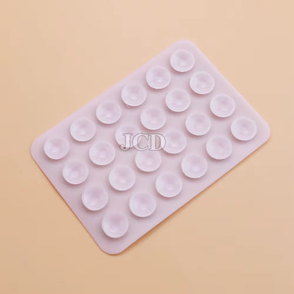 Silicone Suction Pad Back Sticker Suction Cup Phone Holder Silicone Cup Mat Smartphone Wall Stand Fixed for Glass Ceramic Tiles