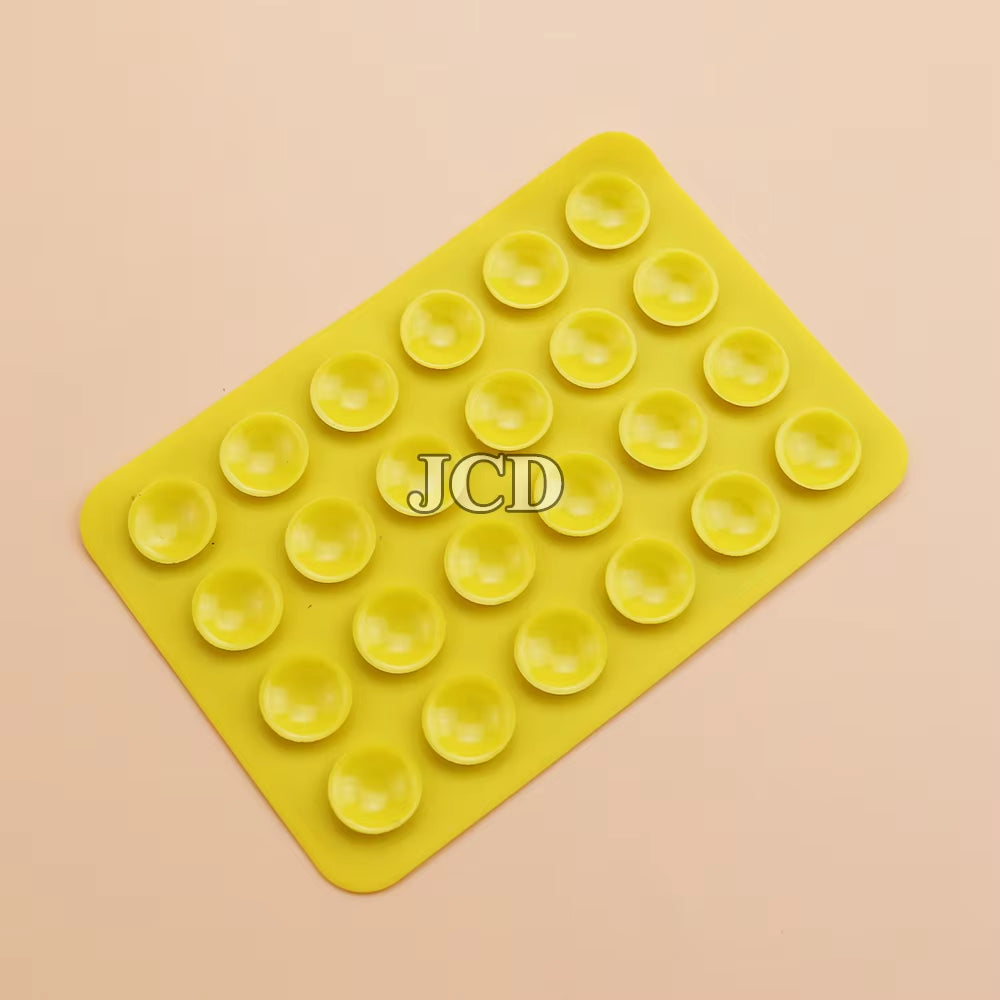 Silicone Suction Pad Back Sticker Suction Cup Phone Holder Silicone Cup Mat Smartphone Wall Stand Fixed for Glass Ceramic Tiles