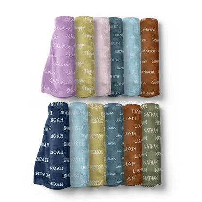 Custom Name Baby Blanket
