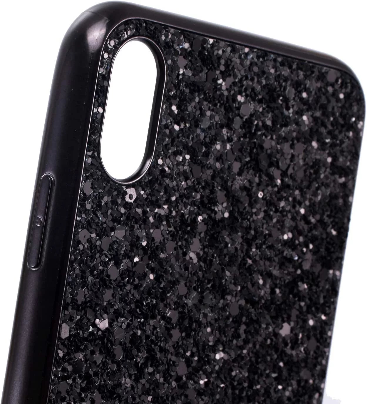 Compatible with Iphone Case,Crystal Diamond Glitter Bling Sparkly Soft Shockproof Cover for Women Girls Phone Case (Black,Iphone 14 Pro)