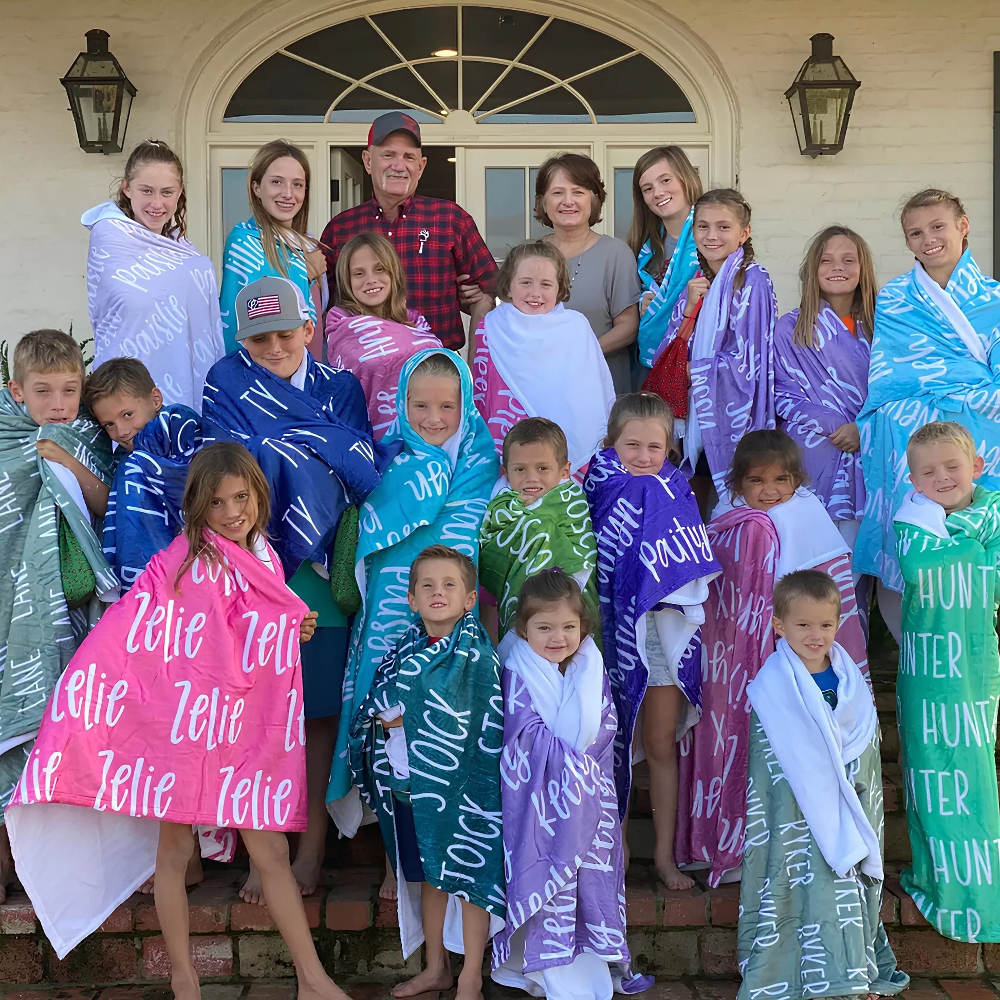 🎁BUY 2 FREE SHIPPING🎁 High Quality Super Soft Custom Family Name Blanket