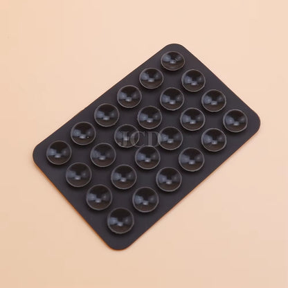 Silicone Suction Pad Back Sticker Suction Cup Phone Holder Silicone Cup Mat Smartphone Wall Stand Fixed for Glass Ceramic Tiles