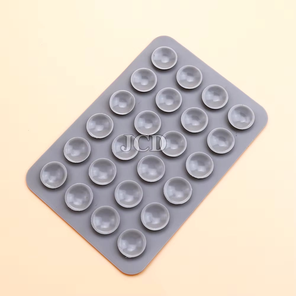 Silicone Suction Pad Back Sticker Suction Cup Phone Holder Silicone Cup Mat Smartphone Wall Stand Fixed for Glass Ceramic Tiles