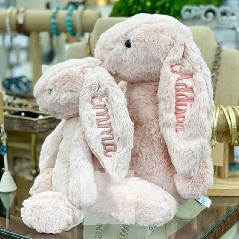 Personalized Embroidered Plush Bunny Toy