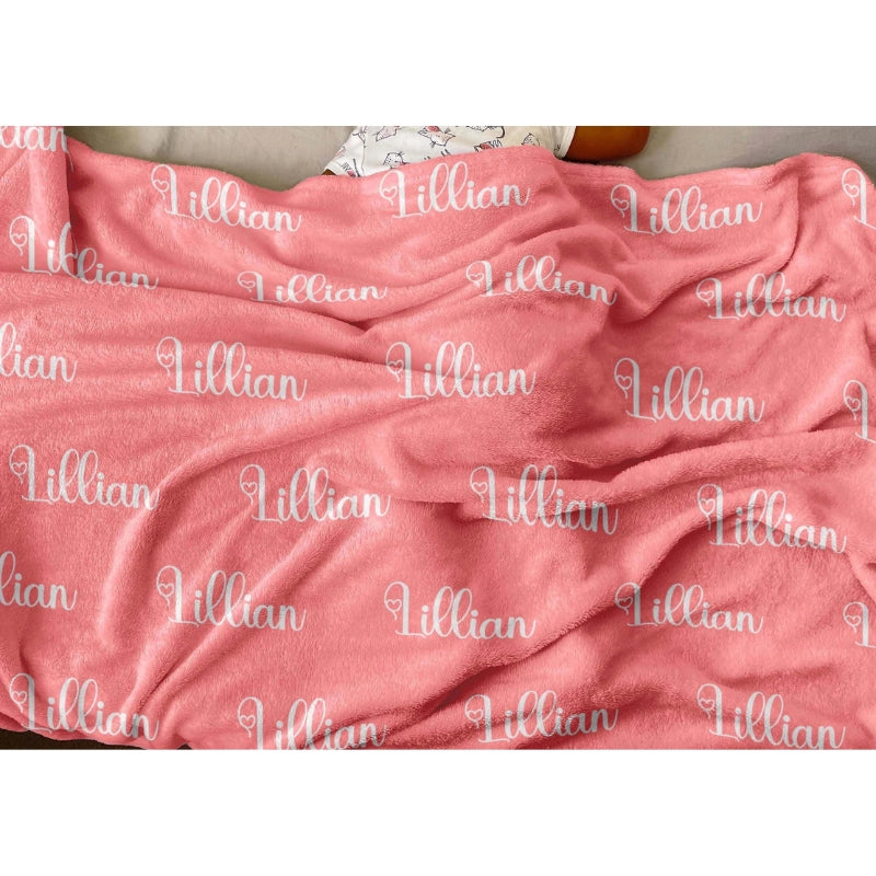Custom Name Baby Blanket
