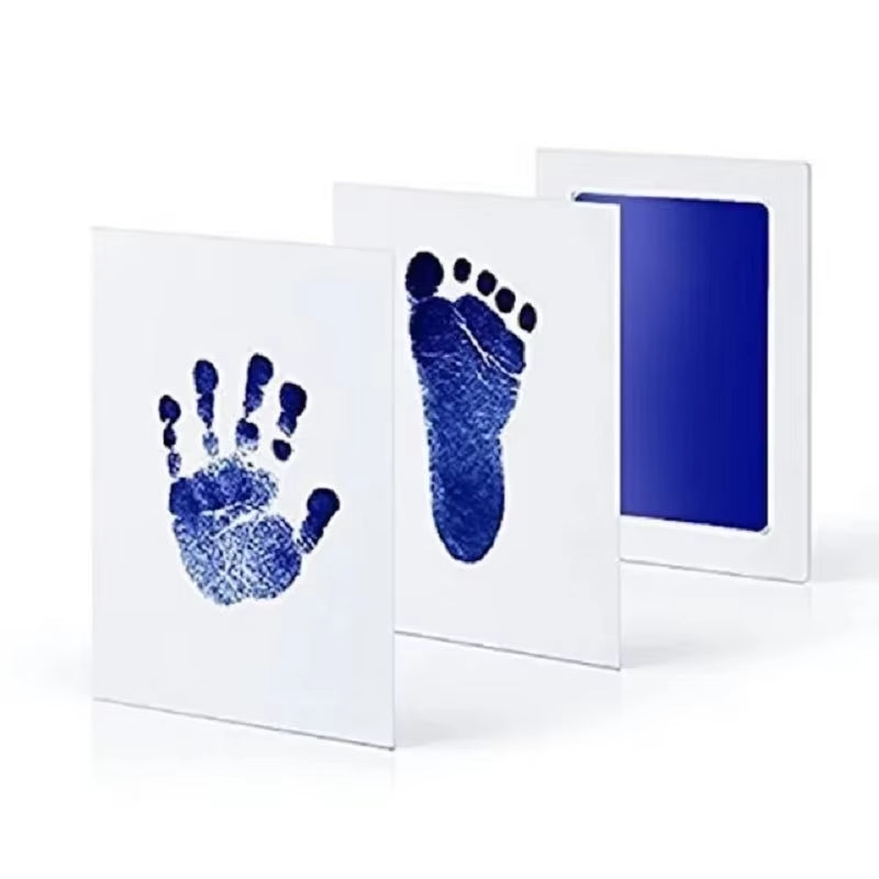 2/4Pc Baby Handprint Footprints Ink Pads Safe Non-Toxic No-Touch Skin Inkless Inkpad Kits Pet Cat Dog Paw Prints Souvenirs Gifts