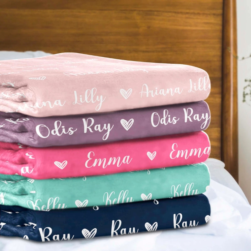 Custom Name Baby Blanket