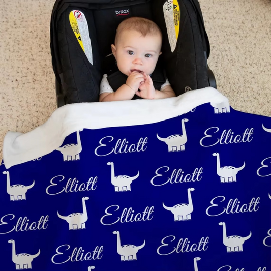 Custom Name Baby Blanket